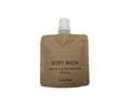 BIOCORN Body Wash Recyclable Kraft Paper Pouch Bag (100 / 200 Pack, 1.1oz/30ml)