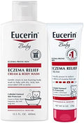 Eucerin Baby Eczema Relief Cream & Body Wash + Eucerin Baby Eczema Relief Cream Multipack, 21.5 oz