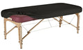 Therapist's Choice Durable Fitted PU Vinyl leather Protection Cover for Massage Tables (Massage Table not included) (Black)
