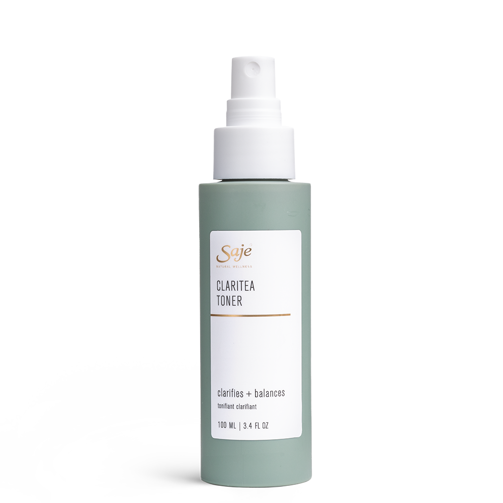 Saje Claritea Toner Balance Reduce Excess Oil Production Refreshed 100ml NEW