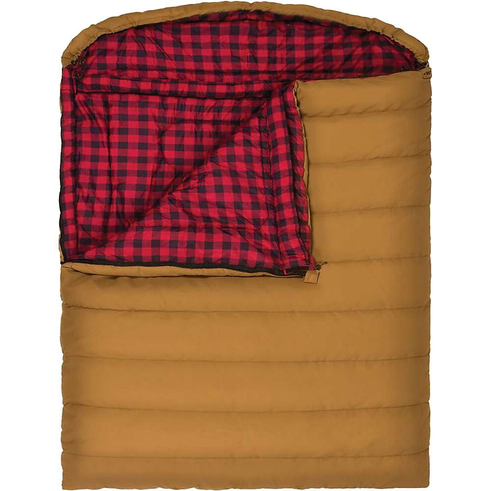 TETON Sports Canvas Mammoth 20 Degree Double Sleeping Bag, Great for Family Camping