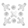 Canopy Fitting Spare Parts for 3X3M Awning Tent Set of 9 Pavilion Feet Corner Center Connector 25/19Mm