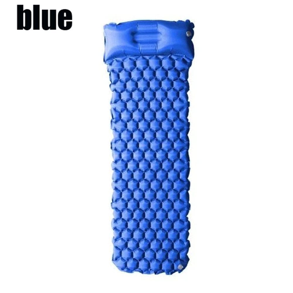 Lanhui Camping Gear Outdoor Portable Ultralight Inflatable Camping Sleeping Pad with Pillow
