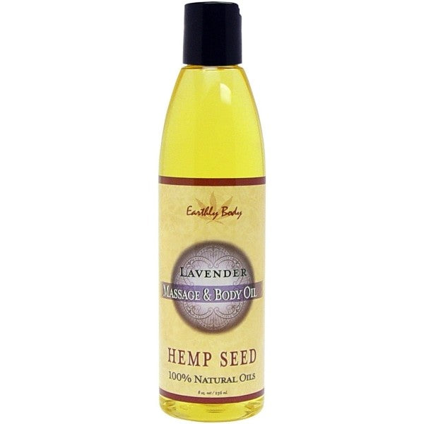 Massage & Body Oil Lavender 8 Oz Intimates Adult Boutique