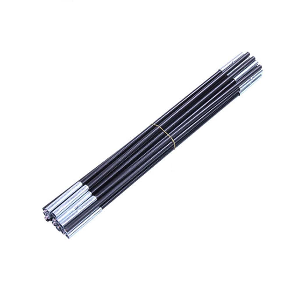 NICEXMAS 2Pcs Fiberglass Tent Pole Kit Replacement Kit for Single Tent 6 Sections/Pcs