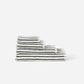 Wide Stripe Towel Range - Olive